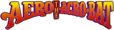 Aero the Acro-Bat logo for Sega Genesis